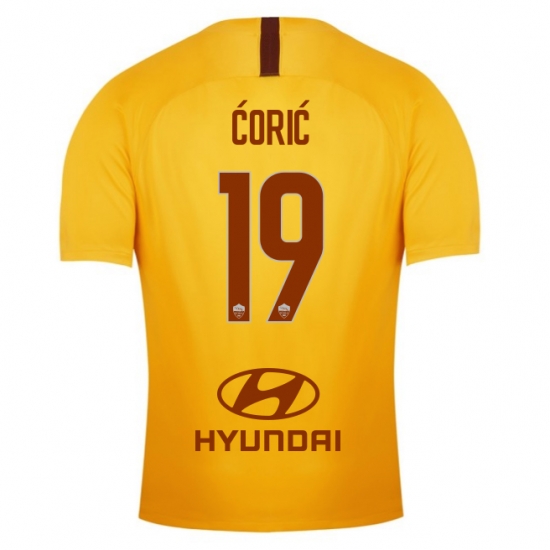 AS Roma 2018/19 CORIC 19 Third Shirt Soccer Jersey - Click Image to Close