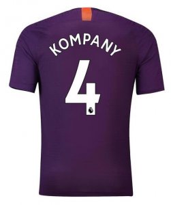 Manchester City 2018/19 Kompany 4 Third Shirt Soccer Jersey