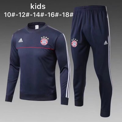 Kids Bayern Munich Training Suit O'Neck Royal Blue 2017/18