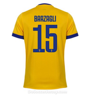 Juventus 2017/18 Away BARZAGLI #15 Shirt Soccer Jersey