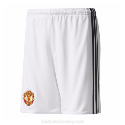Manchester United 2017/18 Home Soccer Shorts