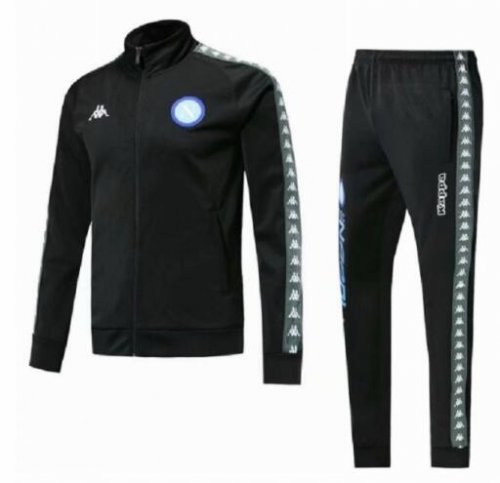 Napoli 2018/19 Black Training Suit (Jacket+Trouser)