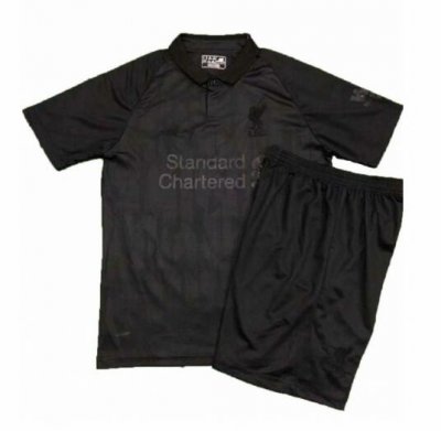 Liverpool 2018/19 Blackout Soccer Jersey Kit (Shirt+Shorts)
