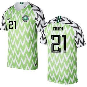 Nigeria Fifa World Cup 2018 Home Tyronne Ebuehi 21 Shirt Soccer Jersey