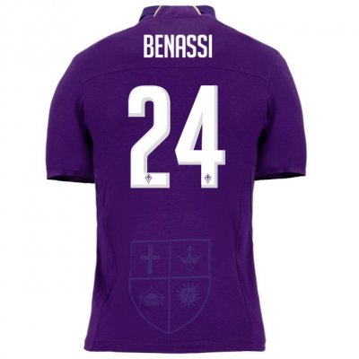 Fiorentina 2018/19 BENASSI 24 Home Shirt Soccer Jersey