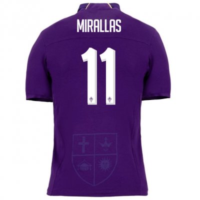 Fiorentina 2018/19 MIRALLAS 11 Home Shirt Soccer Jersey