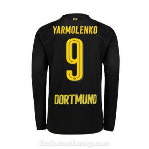 Borussia Dortmund 2017/18 Away Yarmolenko #9 Long Sleeve Soccer Shirt