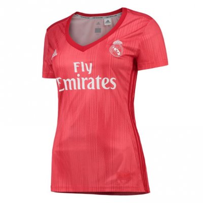 Real Madrid 2018/19 Third Red Women's Shirt Soccer Jersey