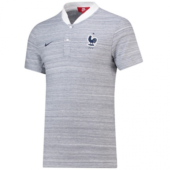 France 2018 World Cup Grey Polo Shirt - Click Image to Close