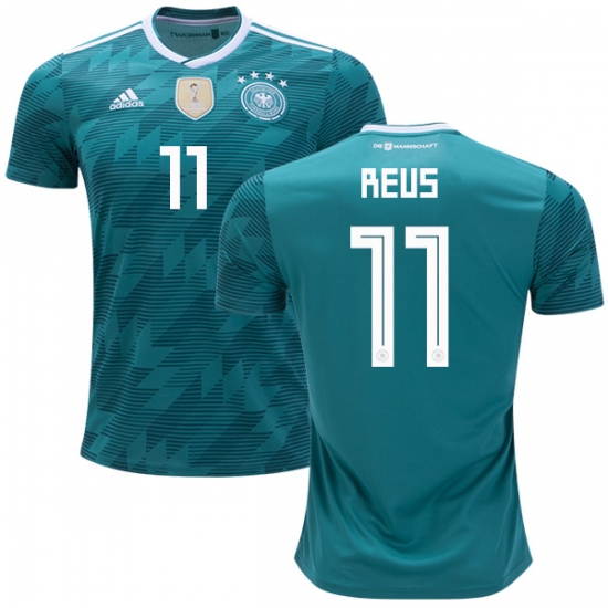 Germany 2018 World Cup MARCO REUS 11 Away Shirt Soccer Jersey - Click Image to Close