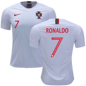 Portugal 2018 World Cup CRISTIANO RONALDO 7 Away Shirt Soccer Jersey