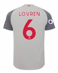 Liverpool 2018/19 DEJAN LOVREN 6 Third Shirt Soccer Jersey
