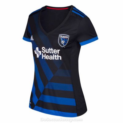 San Jose Earthquakes 2017/18 Home Women's Shirt Soccer Jersey