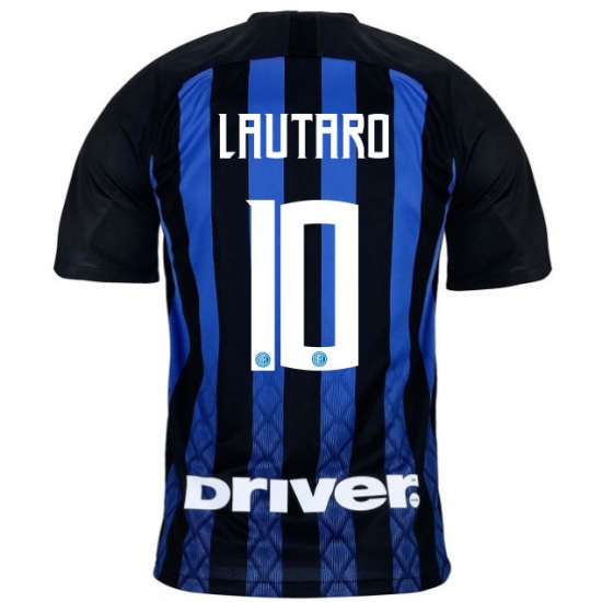 Inter Milan 2018/19 LAUTARO MARTINEZ 10 Home Shirt Soccer Jersey - Click Image to Close