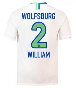VfL Wolfsburg 2018/19 William 2 Away Shirt Soccer Jersey