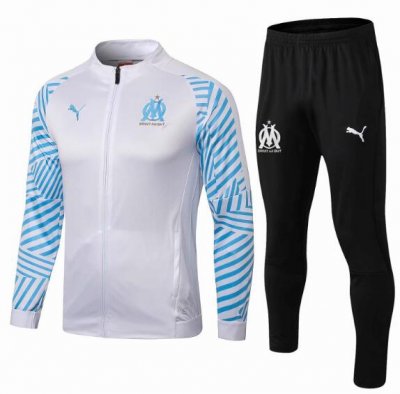 Olympique Marseille 2018/19 White Training Suit (Jacket+Trouser)