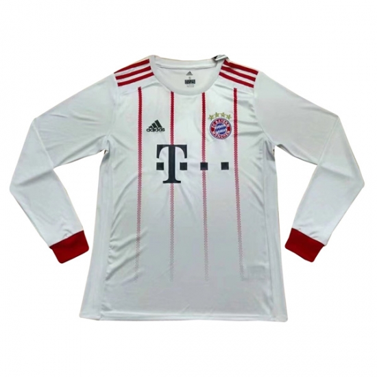 Bayern Munich 2017/18 UCL Long Sleeved Shirt Soccer Jersey - Click Image to Close