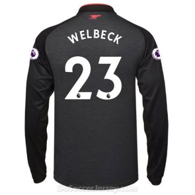 Arsenal 2017/18 Third WELBECK #23 Long Sleeved Shirt Soccer Jersey