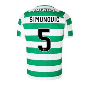 Celtic 2018/19 Home Simunovic 5 Shirt Soccer Jersey