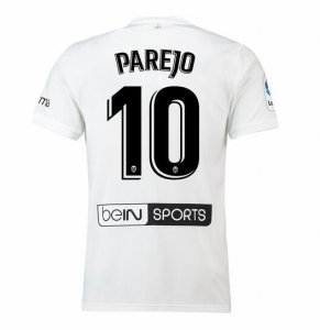 Valencia 2018/19 PAREJO 10 Home Shirt Soccer Jersey