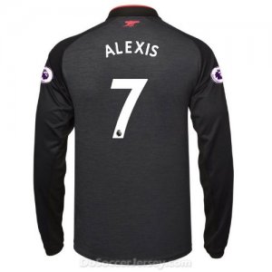 Arsenal 2017/18 Third ALEXIS #7 Long Sleeved Shirt Soccer Jersey
