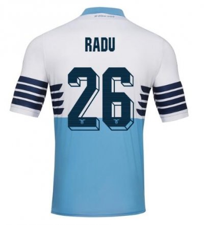 Lazio 2018/19 RADU 26 Home Shirt Soccer Jersey