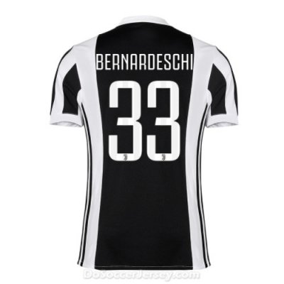 Juventus 2017/18 Home BERNARDESCHI #33 Shirt Soccer Jersey