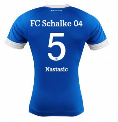 FC Schalke 04 2018/19 Matija Nastasic 5 Home Shirt Soccer Jersey