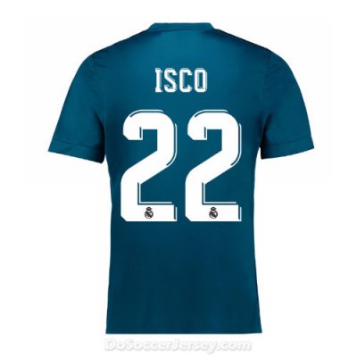 Real Madrid 2017/18 Third Isco #22 Shirt Soccer Jersey