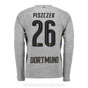 Borussia Dortmund 2017/18 Third Piszczek #26 Long Sleeve Soccer Shirt