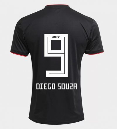 Sao Paulo FC 2018/19 DIEGO SOUZA 9 Away Shirt Soccer Jersey