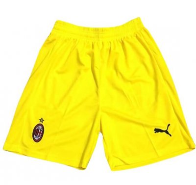 AC Milan 2018/19 Yellow Goalkeeper Soccer Shorts