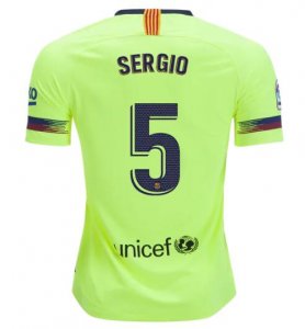 Barcelona 2018/19 Away Sergio Busquets 5 Shirt Soccer Jersey