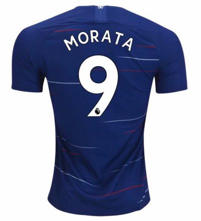 Chelsea 2018/19 Home Alvaro Morata Shirt Soccer Jersey