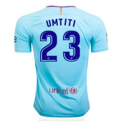 Barcelona 2017/18 Away Umtiti #23 Shirt Soccer Jersey