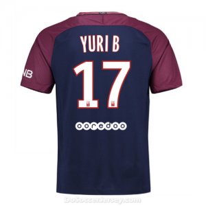 PSG 2017/18 Home Yuri B #17 Shirt Soccer Jersey