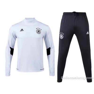 Germany 2017 White&Black Training Kit(Turtleneck Shirt+Trouser)