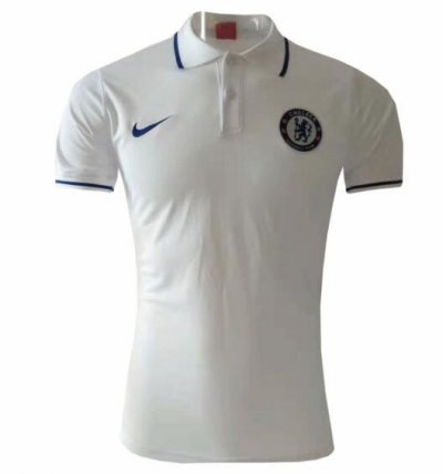 Chelsea 2019/2020 White Polo Shirt