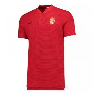 Monaco 2017/18 Red Polo Shirt