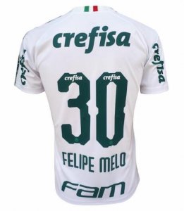 Palmeiras 2018/19 Away #30 FELIPE MELO Shirt Soccer Jersey