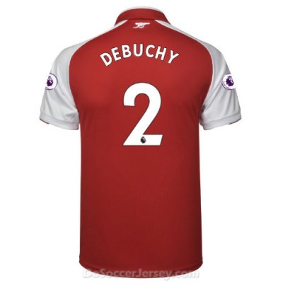 Arsenal 2017/18 Home DEBUCHY #2 Shirt Soccer Jersey