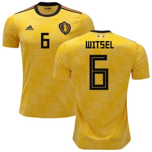 Belgium 2018 World Cup Away AXEL WITSEL 6 Shirt Soccer Jersey
