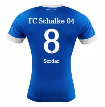 FC Schalke 04 2018/19 Suat Serdar 8 Home Shirt Soccer Jersey