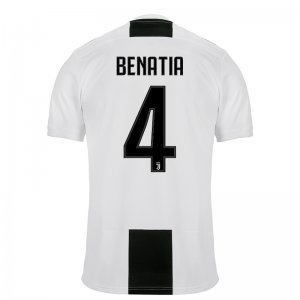 Juventus 2018/19 Home BENATIA 4 Shirt Soccer Jersey