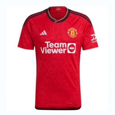 Men 2023/24 Manchester United Home Soccer Jersey Fans Edition
