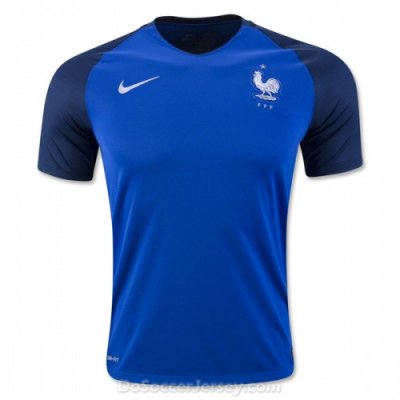 France 2016/17 Home Shirt Soccer Jersey