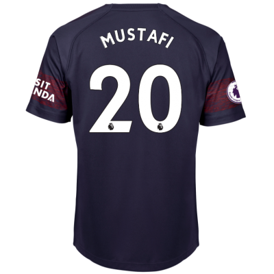 Arsenal 2018/19 Shkodran Mustafi 20 Away Shirt Soccer Jersey