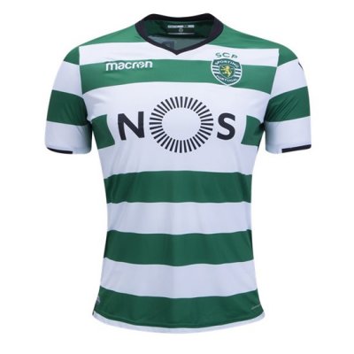 Sporting Lisbon 2017/18 Home Shirt Soccer Jersey