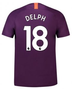 Manchester City 2018/19 Delph 18 Third Shirt Soccer Jersey