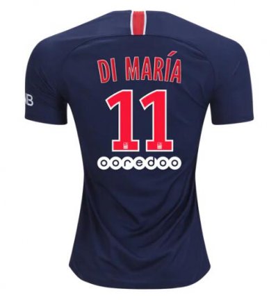 PSG 2018/19 Angel Di Maria 11 Home Shirt Soccer Jersey
